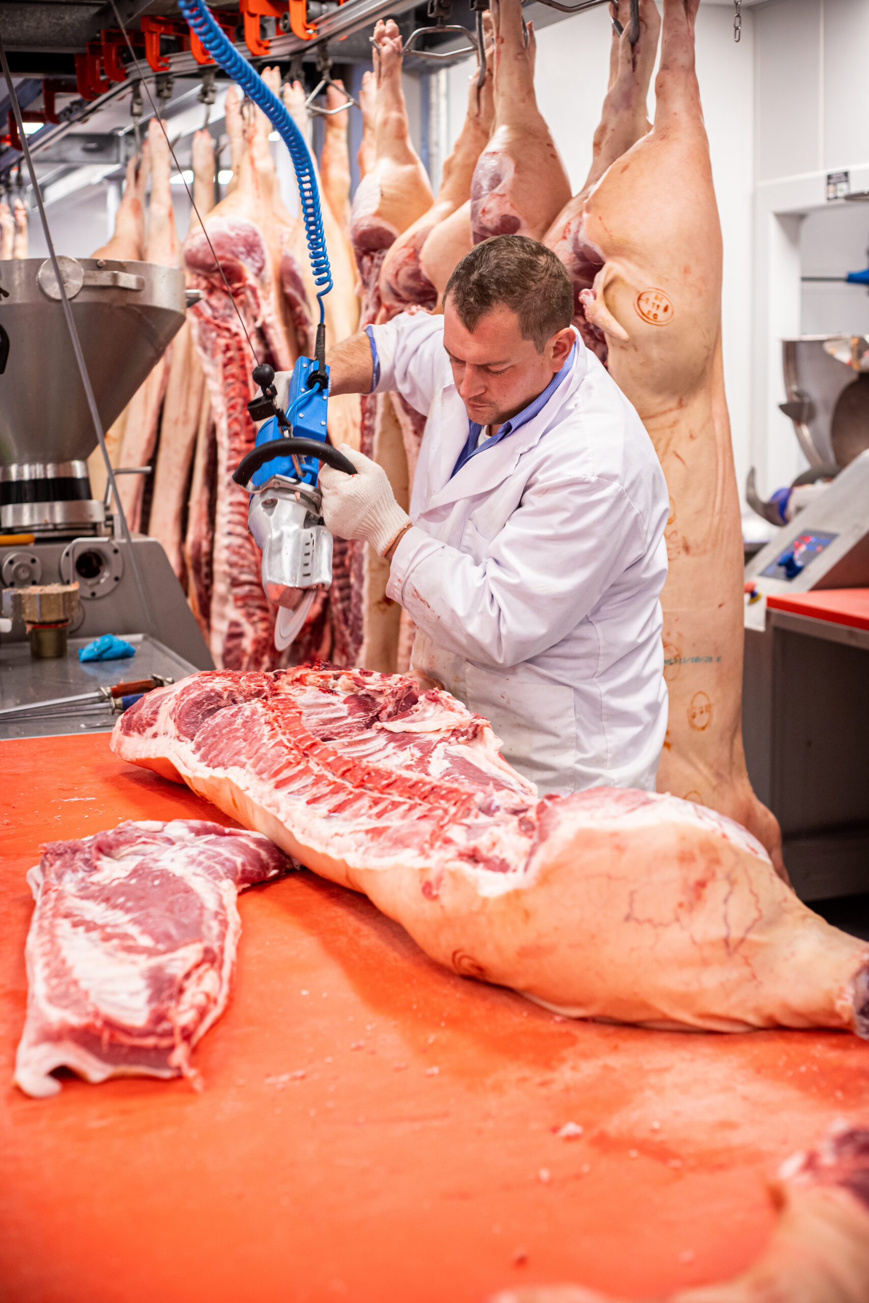 atelier ambachtelijke slagerij Mortier Nevele